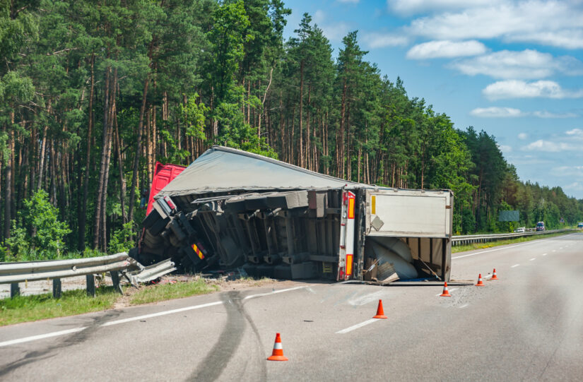 Phot of a Truck Accident