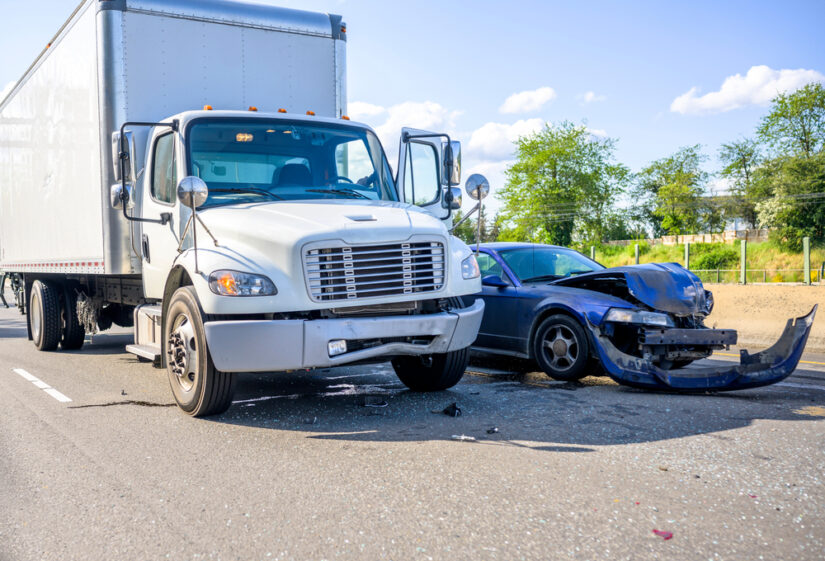 Photot of a Truck Accident Scene